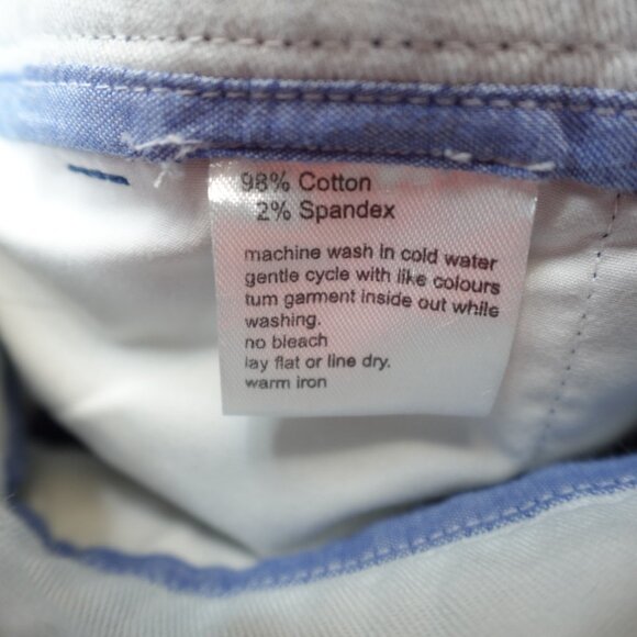 Spier & Mackay Pants 29 x 28 Blue Solid Cotton Blend - Picture 9 of 10